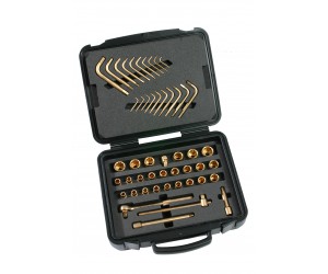 Non magnetic tool kit 36 pieces