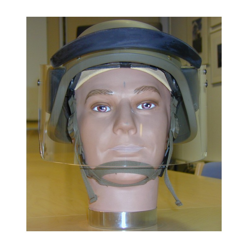 Casque balistique STD avec visière.